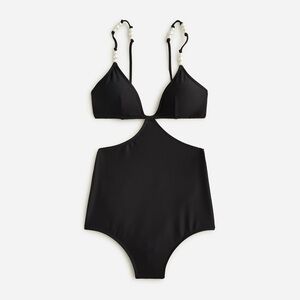 Pearl cutout swimsuit